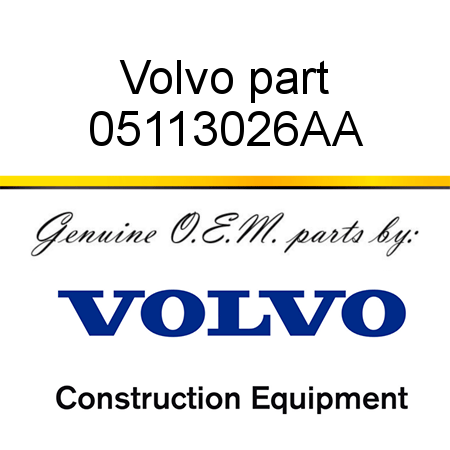 Volvo part 05113026AA