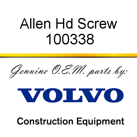 Allen Hd Screw 100338