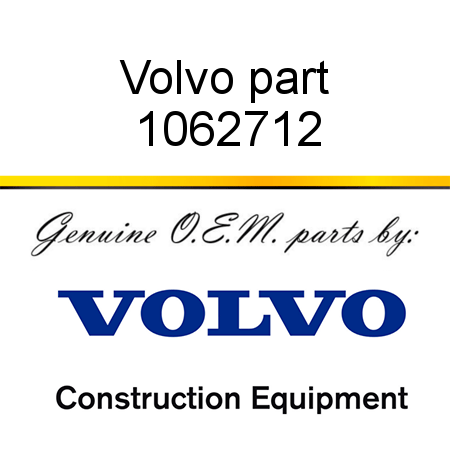 Volvo part 1062712