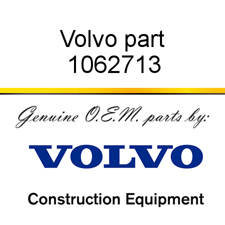 Volvo part 1062713