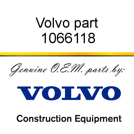 Volvo part 1066118