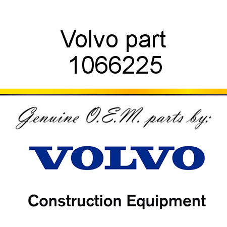 Volvo part 1066225