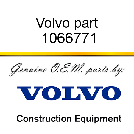 Volvo part 1066771