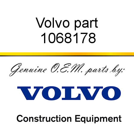 Volvo part 1068178