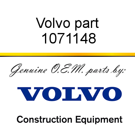 Volvo part 1071148