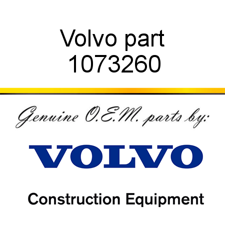 Volvo part 1073260