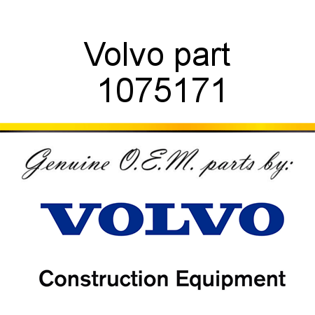 Volvo part 1075171