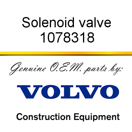 Solenoid valve 1078318