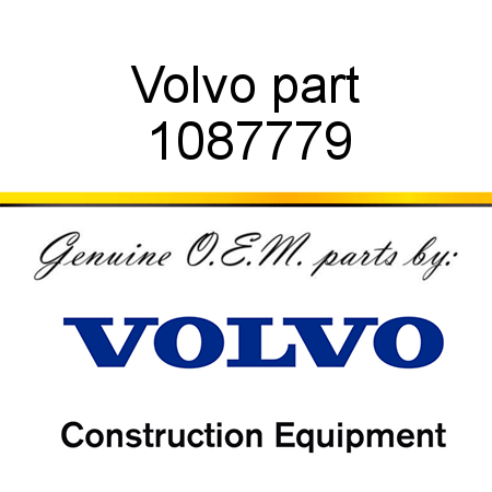 Volvo part 1087779