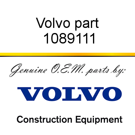 Volvo part 1089111