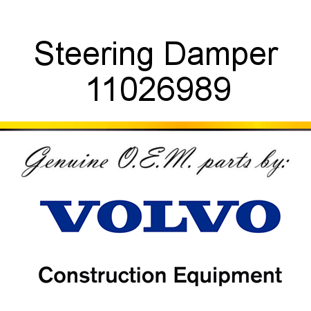 Steering Damper 11026989
