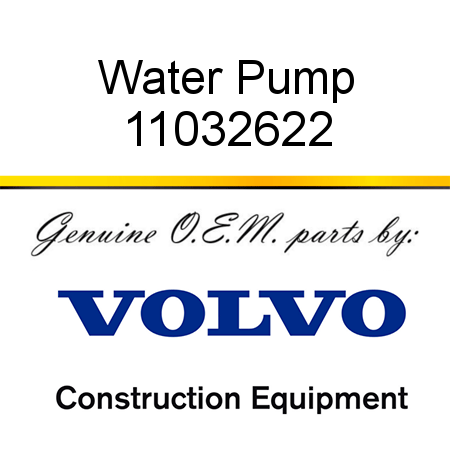 Water Pump 11032622