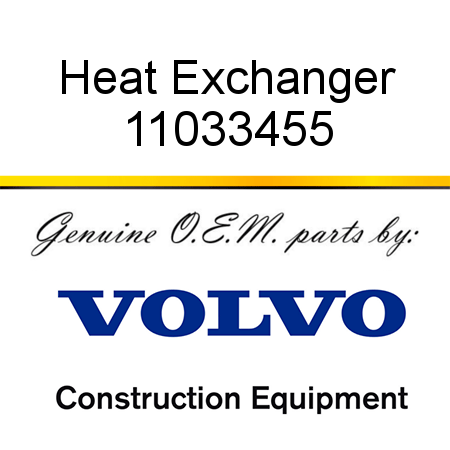Heat Exchanger 11033455