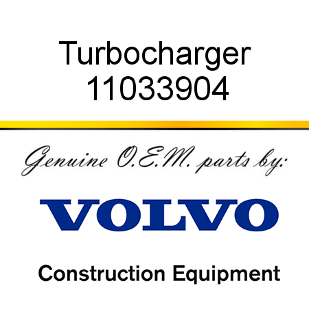 Turbocharger 11033904