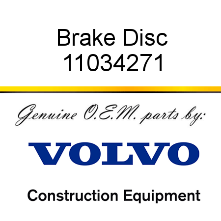 Brake Disc 11034271