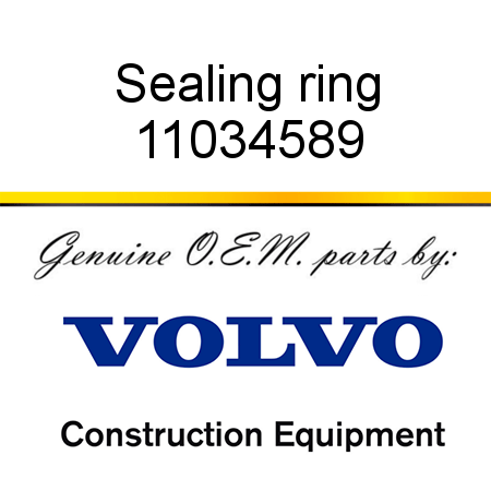 Sealing ring 11034589
