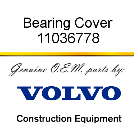 Bearing Cover 11036778