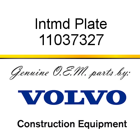 Intmd Plate 11037327
