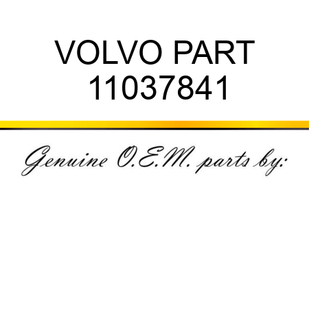 VOLVO PART 11037841