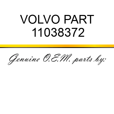 VOLVO PART 11038372