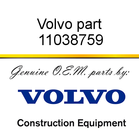 Volvo part 11038759