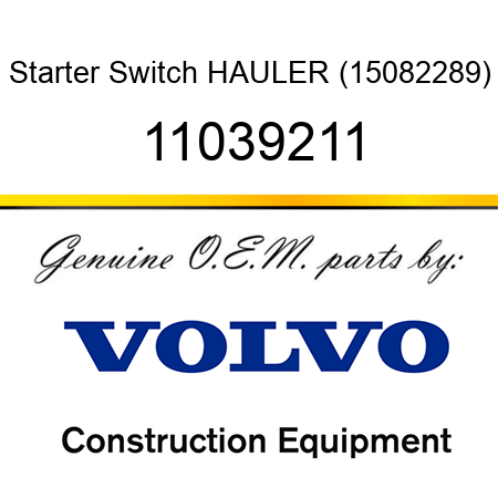 Starter Switch HAULER (15082289) 11039211