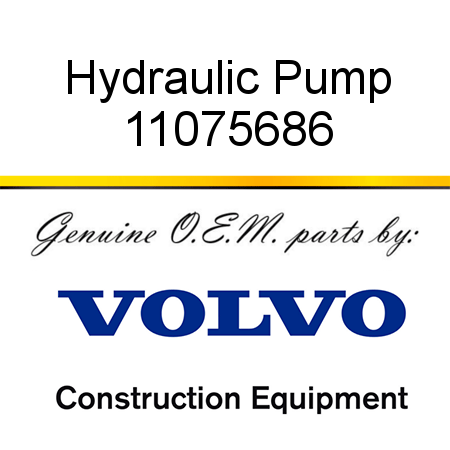 Hydraulic Pump 11075686