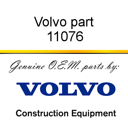 Volvo part 11076