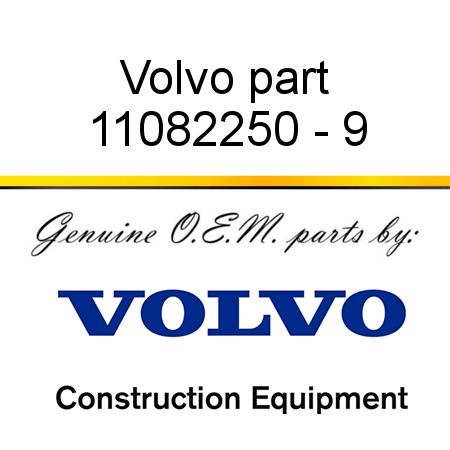 Volvo part 11082250 - 9