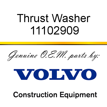 Thrust Washer 11102909