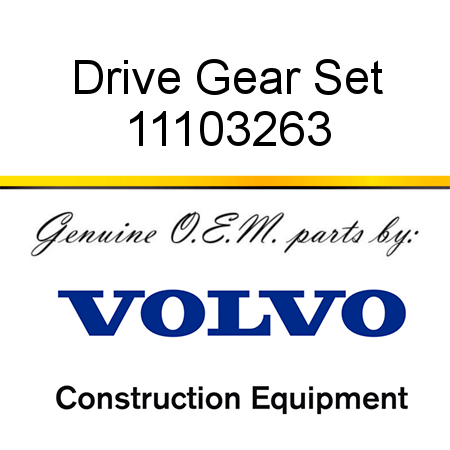 Drive Gear Set 11103263