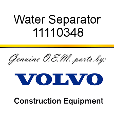 Water Separator 11110348