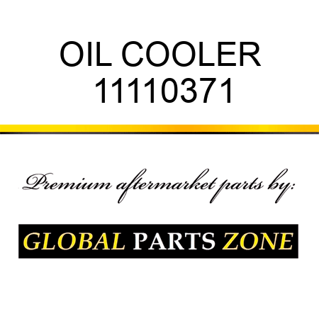 OIL COOLER 11110371