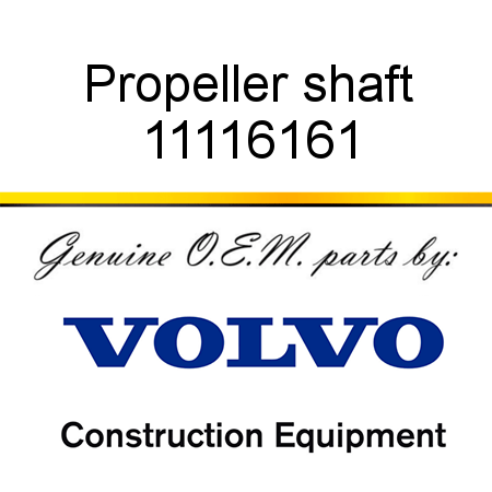 Propeller shaft 11116161