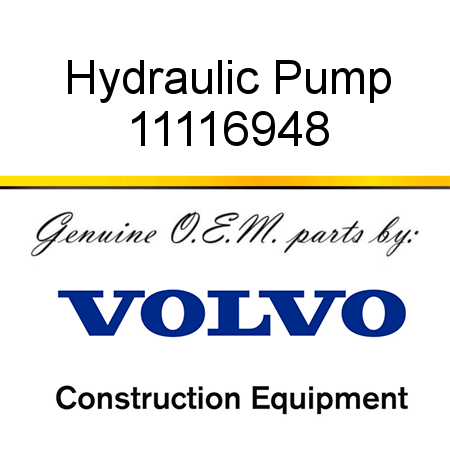 Hydraulic Pump 11116948