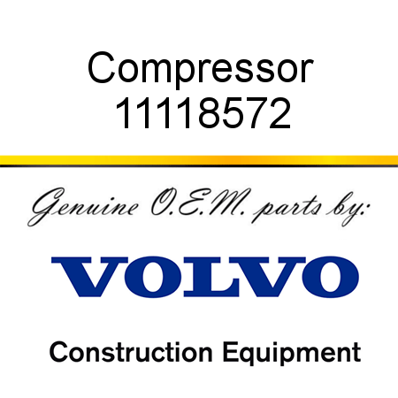 Compressor 11118572