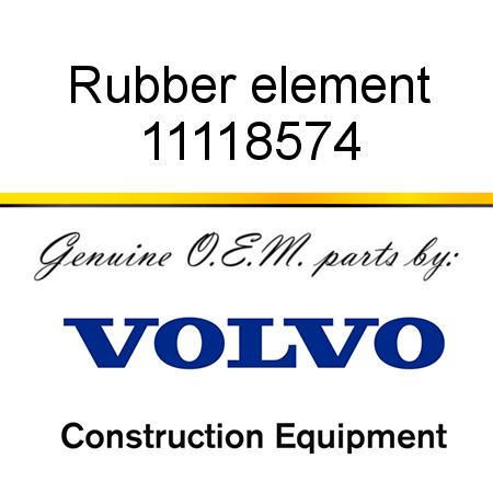 Rubber element 11118574