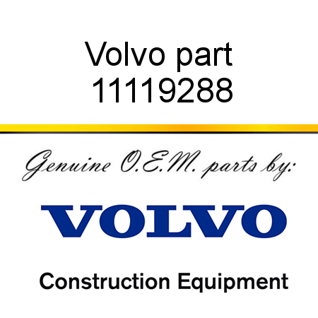 Volvo part 11119288