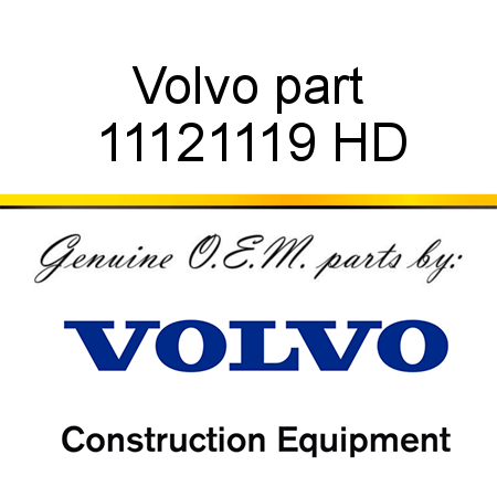 Volvo part 11121119 HD