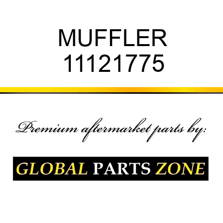 MUFFLER 11121775