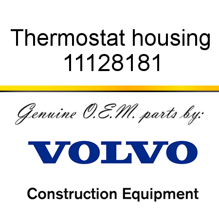 Thermostat housing 11128181
