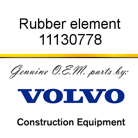 Rubber element 11130778