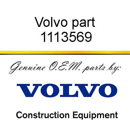 Volvo part 1113569