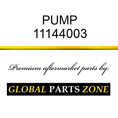 PUMP 11144003