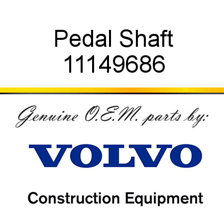 Pedal Shaft 11149686