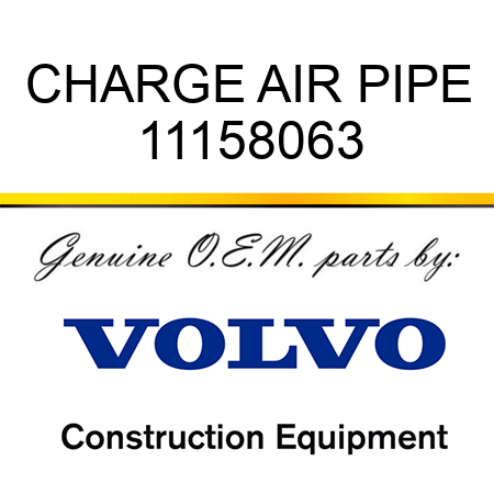 CHARGE AIR PIPE 11158063