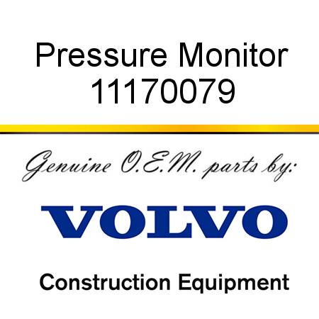 Pressure Monitor 11170079