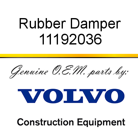 Rubber Damper 11192036