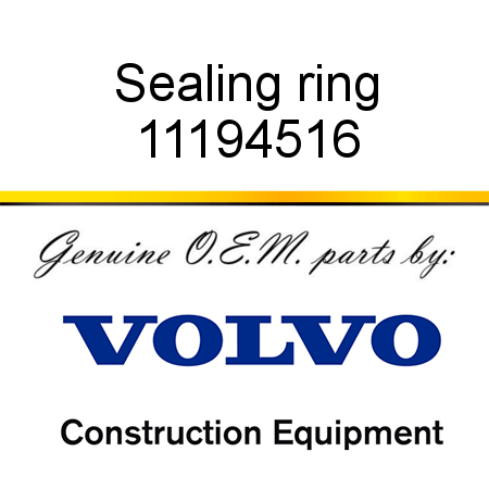 Sealing ring 11194516