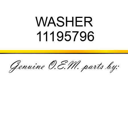 WASHER 11195796